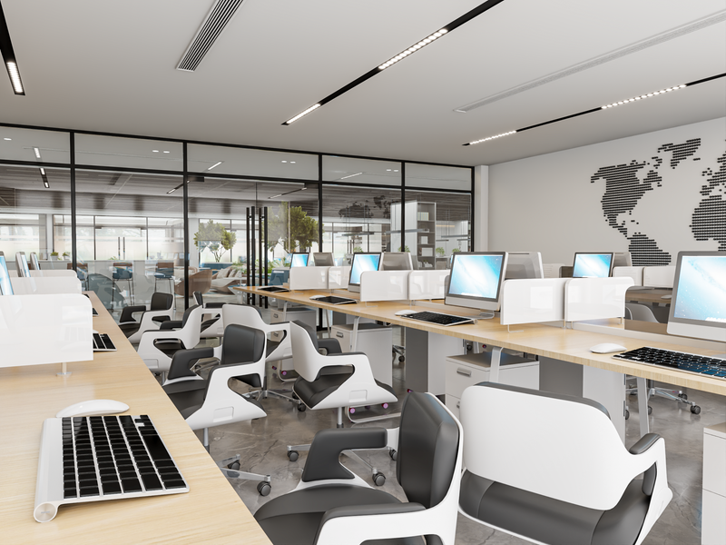 مساحة عمل مُلهمة لشركة رصيد القابضة: حيث يلتقي الابتكار بالرفاهية