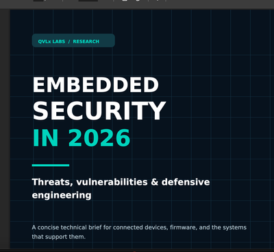 Embedded Security Trends (10/23/2026)