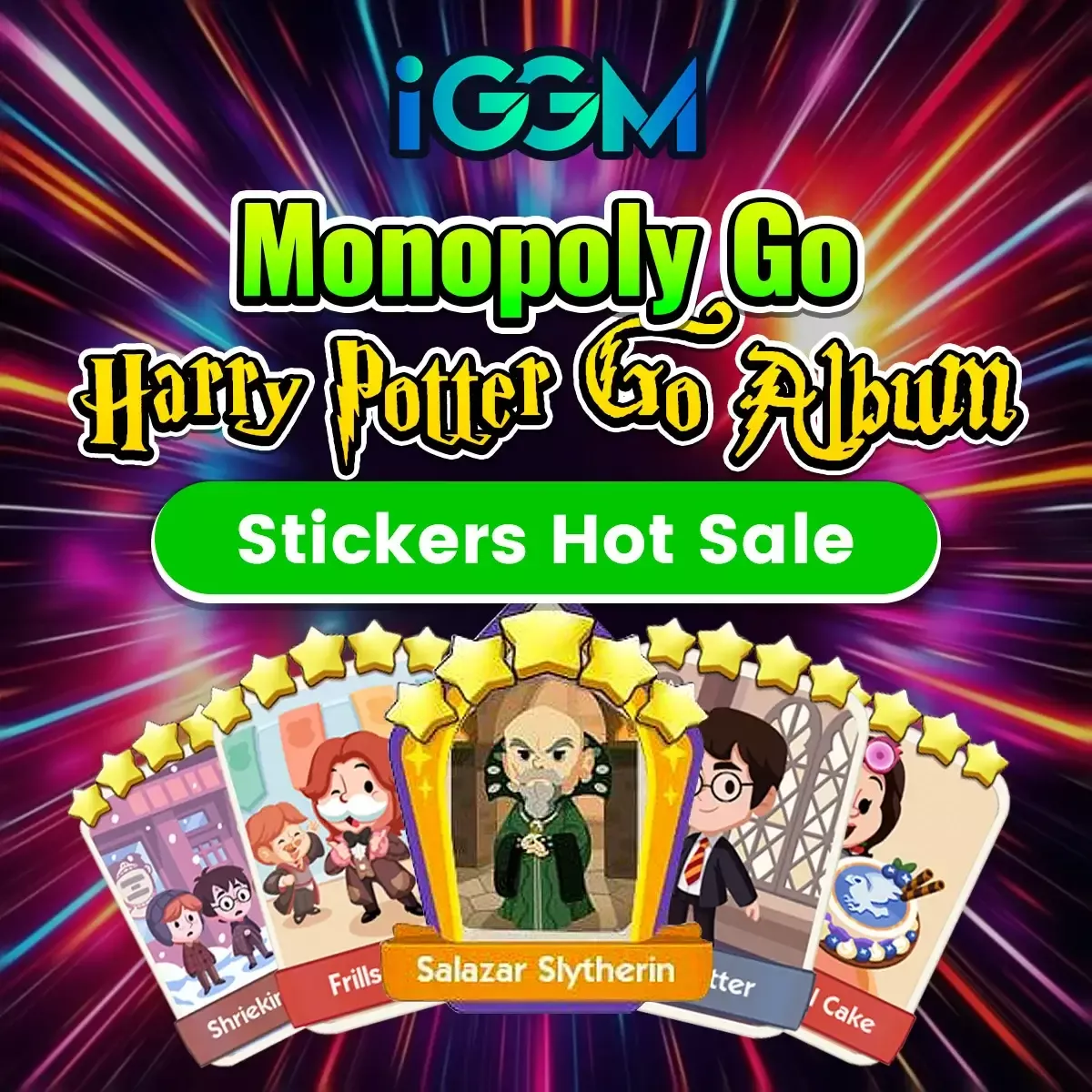 Monopoly Go Harry Potter GO! Album Stickers Hot Sale At IGGM.com