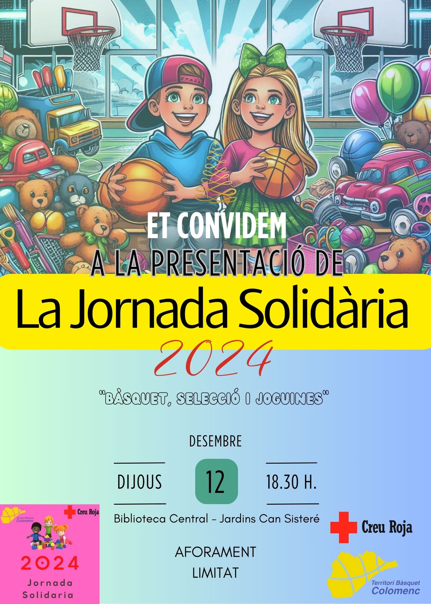 Jornada Solidària 2024. Presentació a l'alçada de l'esdeviment