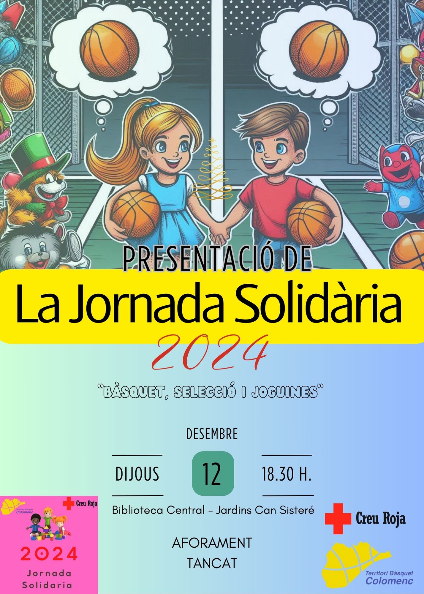 Jornada Solidària 2024. Tot llest per la presentació de demà