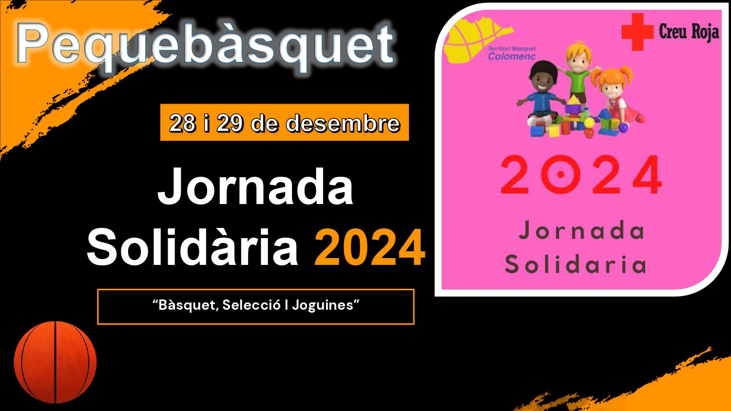Jornada Solidària 2024. Pequebàsquet