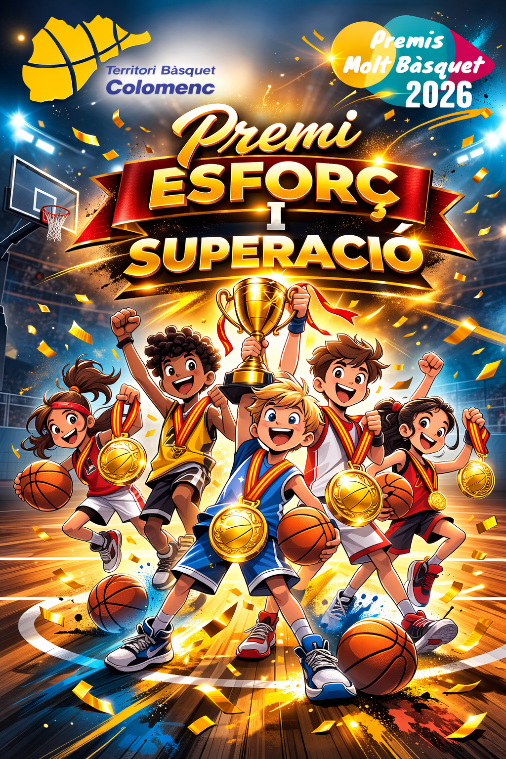Premi Esforç i Superació per els Premis Molt Bàsquet 2026!