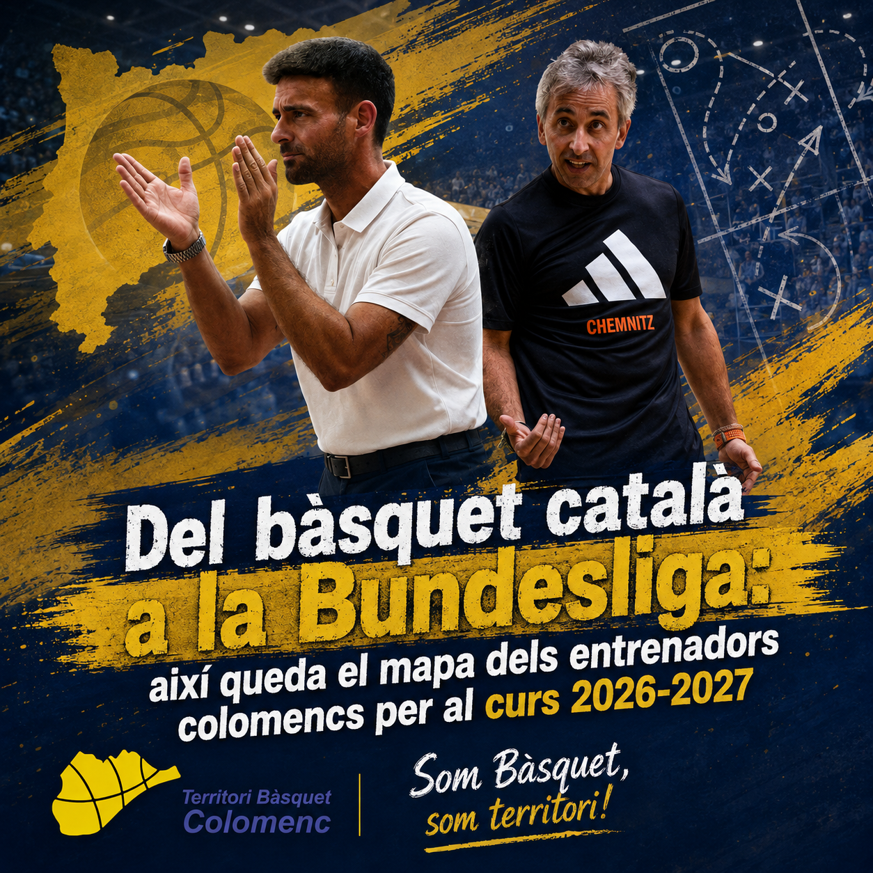 Del bàsquet català a la Bundesliga: així queda el mapa dels entrenadors colomencs a categories sènior per al curs 2026-2027