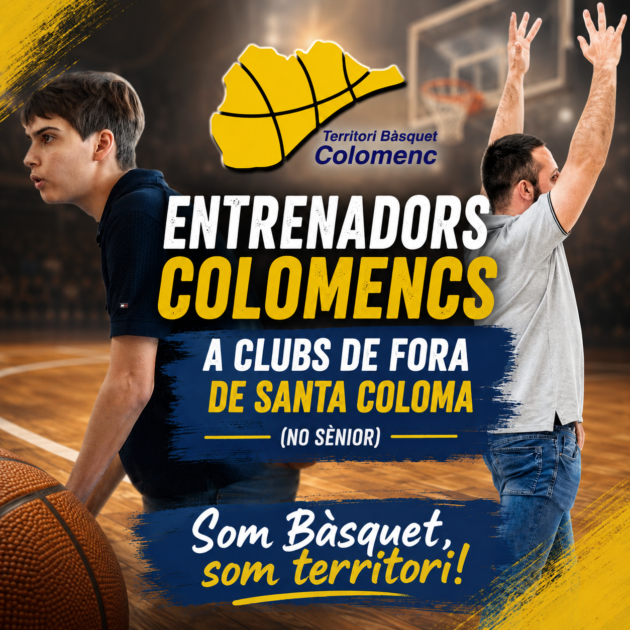 El mapa dels entrenadors colomencs fora de Santa Coloma (no sènior) – Temporada 2026/2027