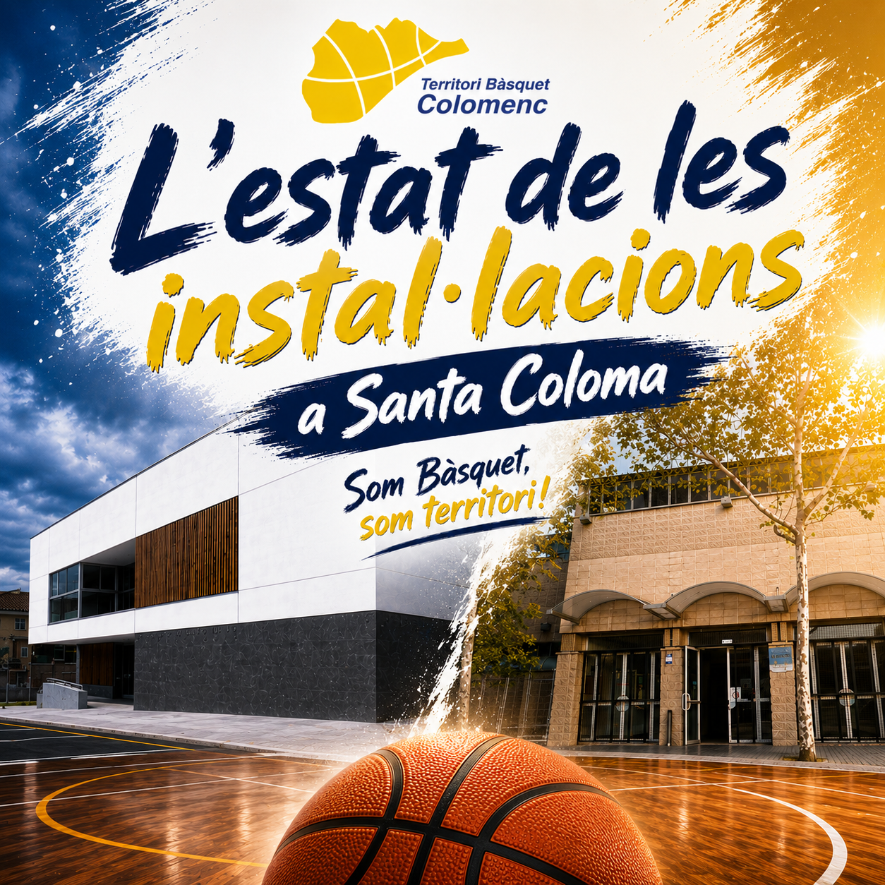 L’estat de les instal·lacions de bàsquet a Santa Coloma: present i futur al servei dels clubs