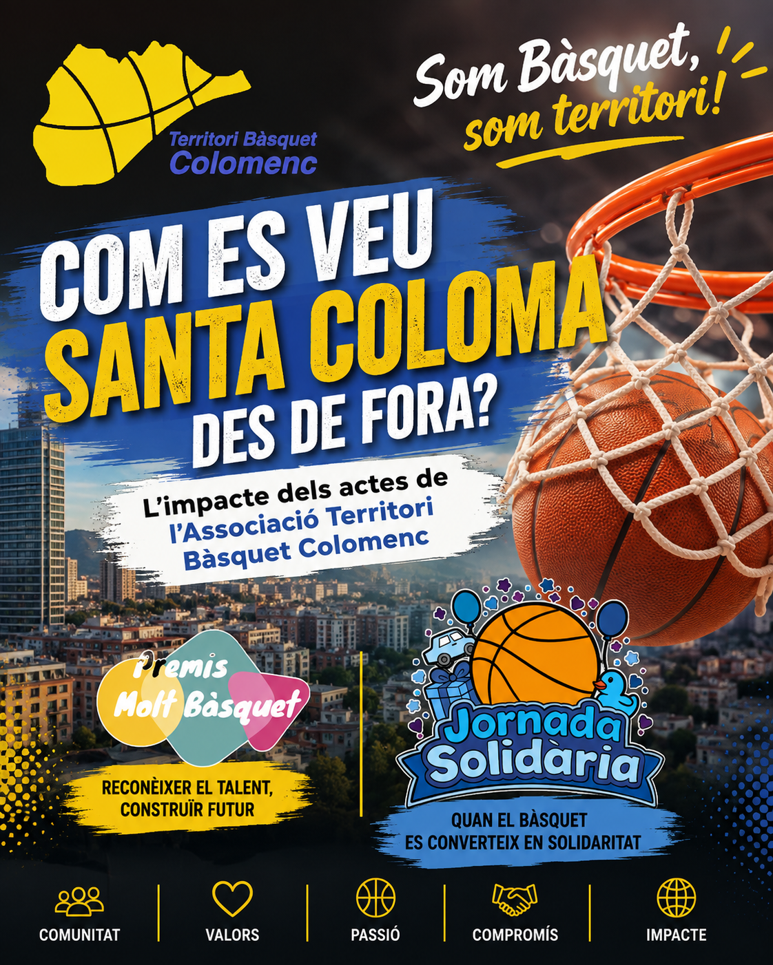 Premis Molt Bàsquet i Jornada Solidària: quan les iniciatives colomenques surten de la ciutat