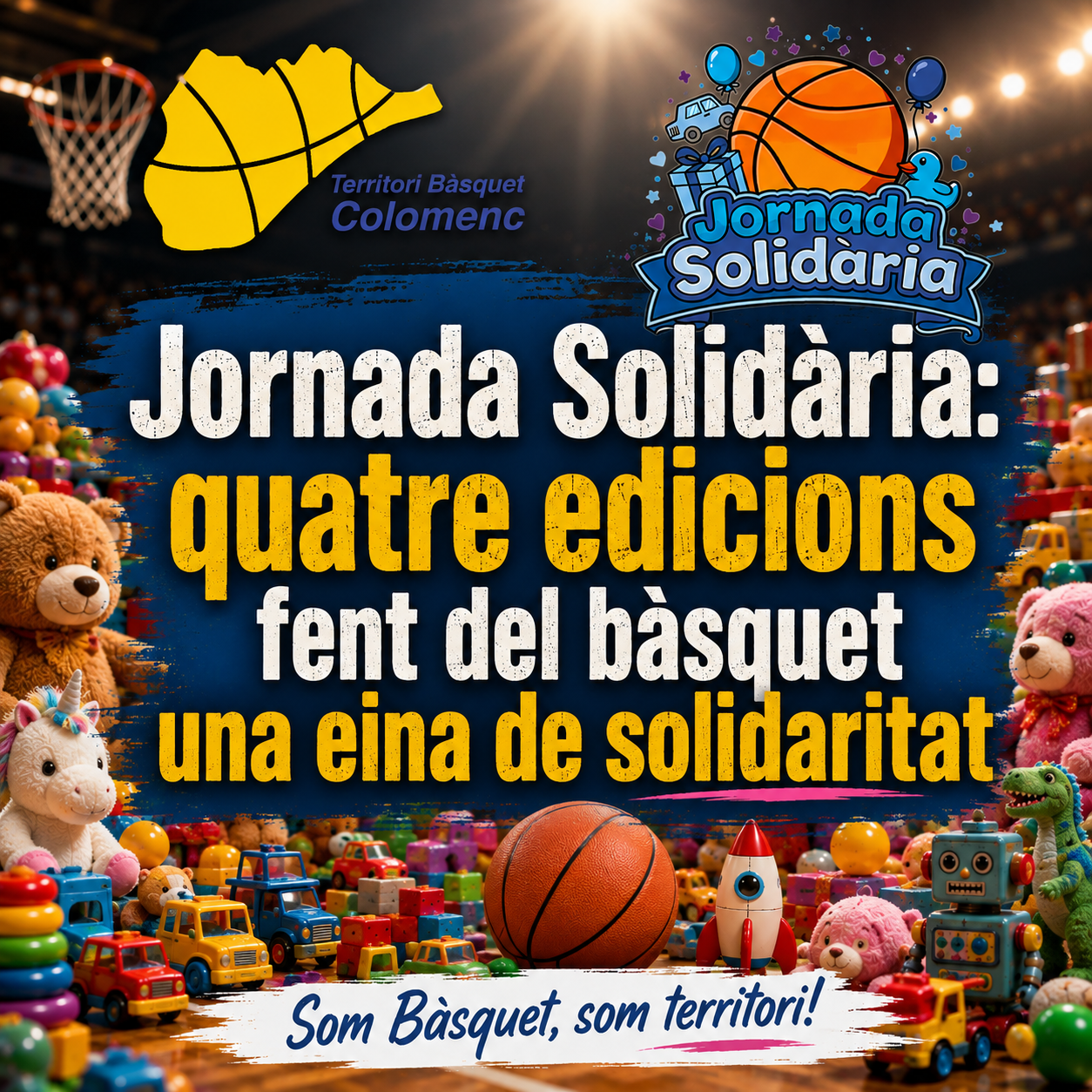 Jornada Solidària: quatre edicions fent del bàsquet una eina de solidaritat