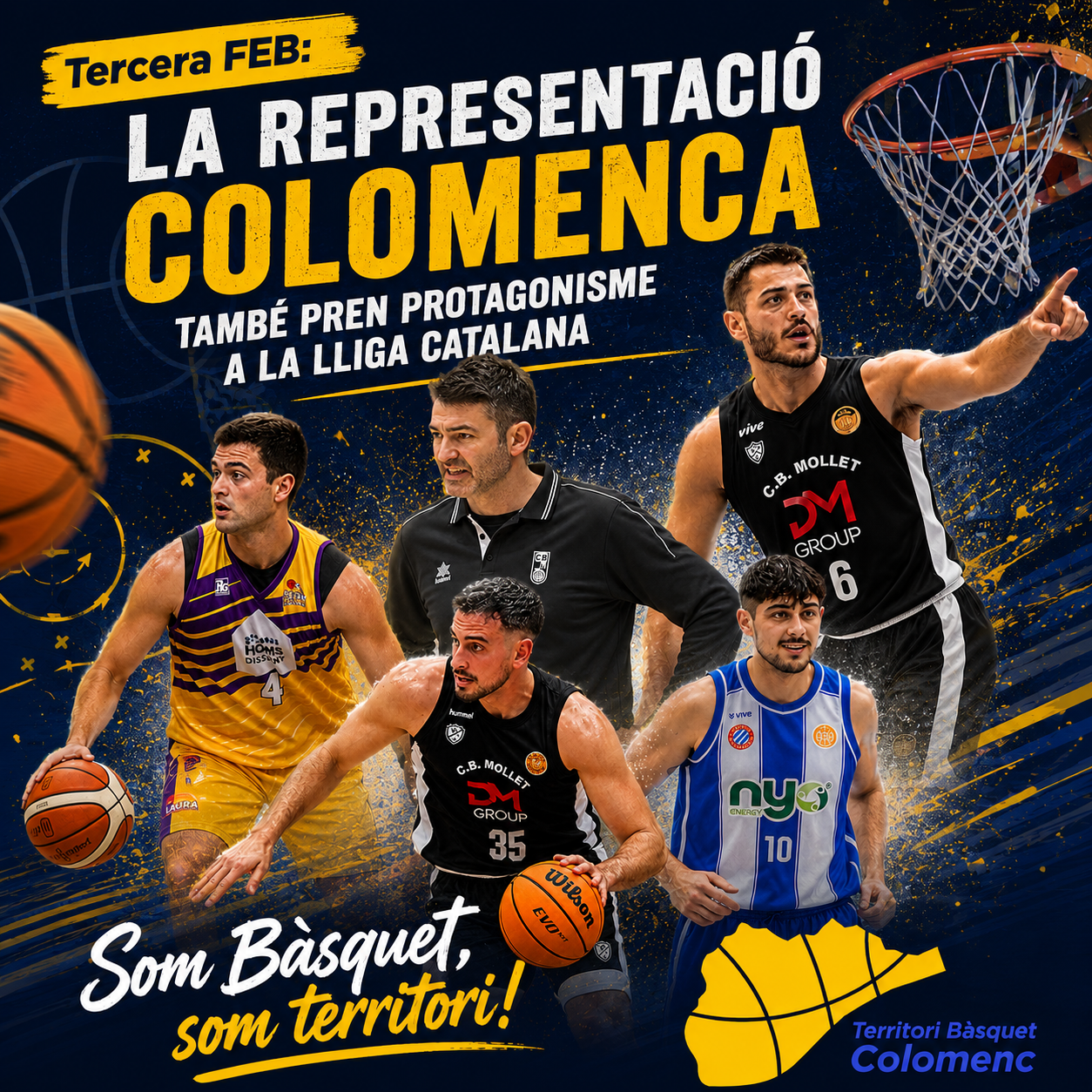 Tercera FEB: la representació colomenca també pren protagonisme a la Lliga Catalana