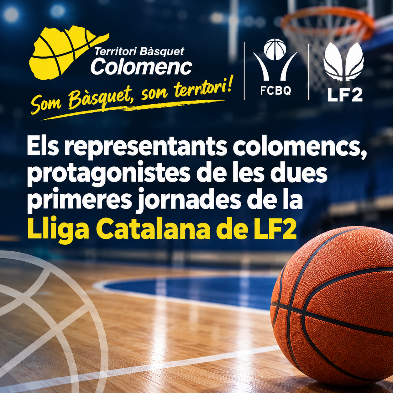 Els representants colomencs, protagonistes de les dues primeres jornades de la Lliga Catalana de LF2