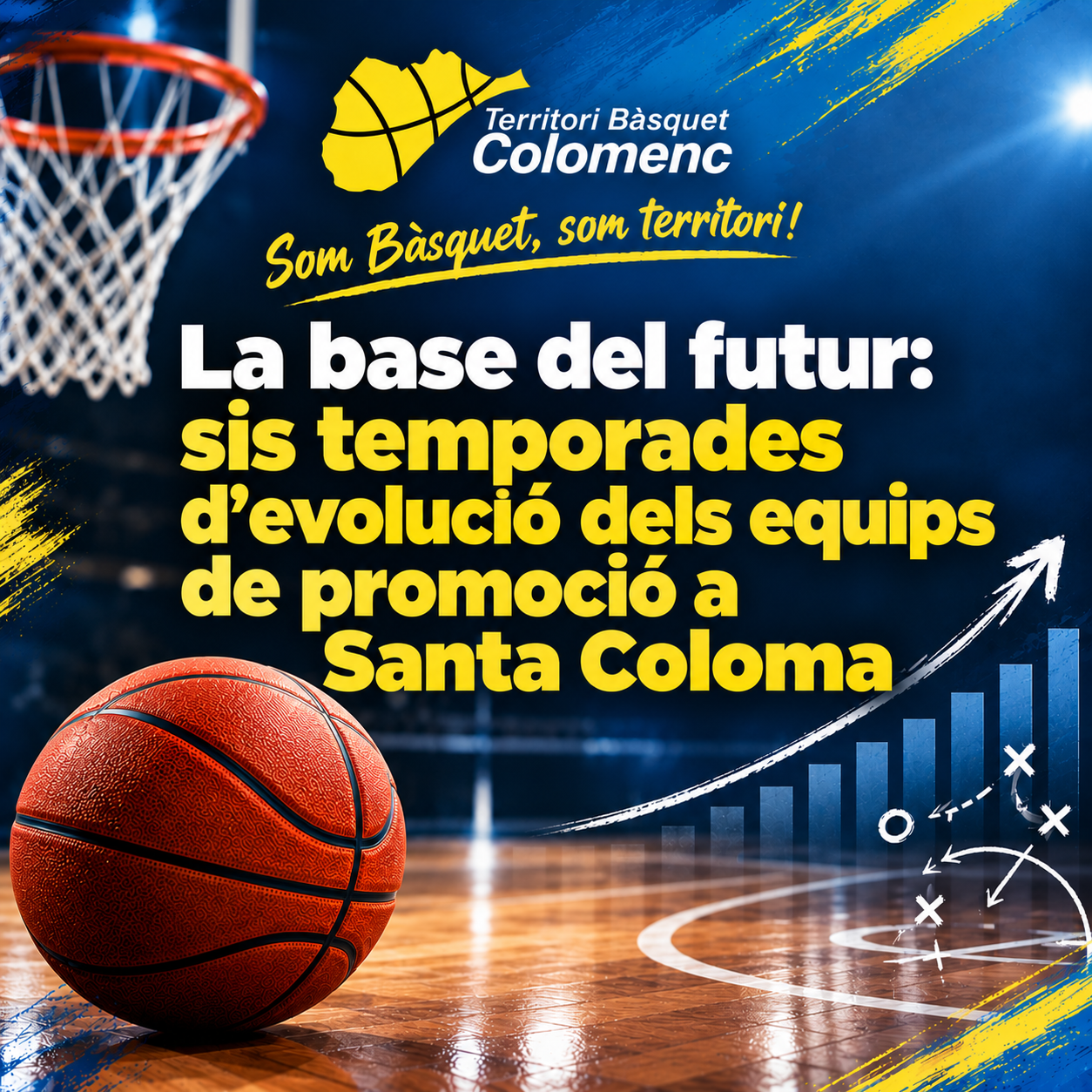 La base del futur: sis temporades d’evolució dels equips de promoció a Santa Coloma