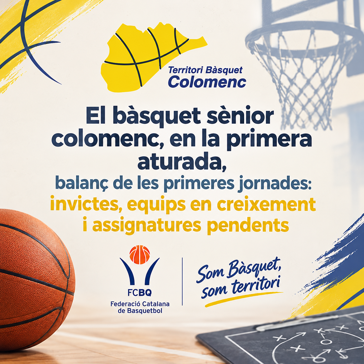 El bàsquet sènior colomenc, en la primera aturada, balanç de les primeres jornades: invictes, equips en creixement i assignatures pendents