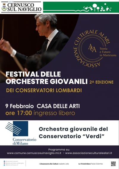 CONCERTO DELL'ORCHESTRA GIOVANILE DEL CONSERVATORIO DI MILANO DIRETTA DA FABRIZIO DORSI