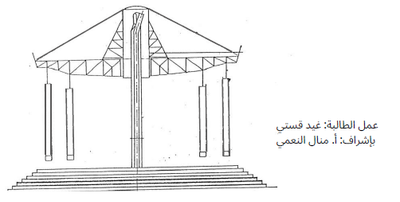 تصميم الموهوبة غيد قسطي