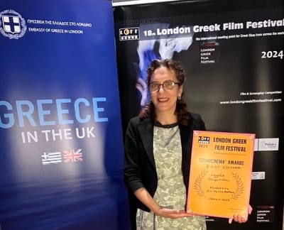 Receiving the Editing Award