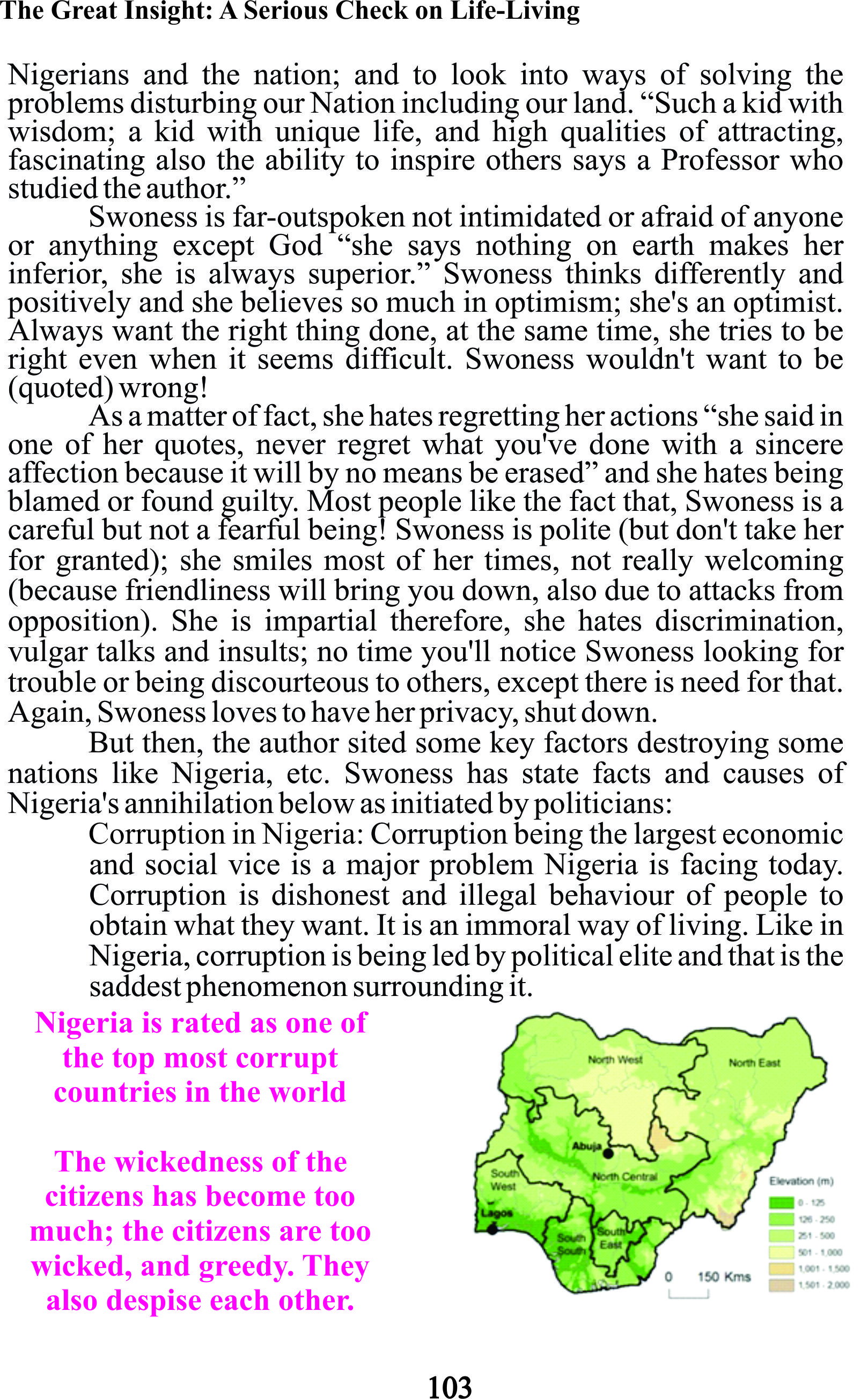 Priority attention in Nigeria