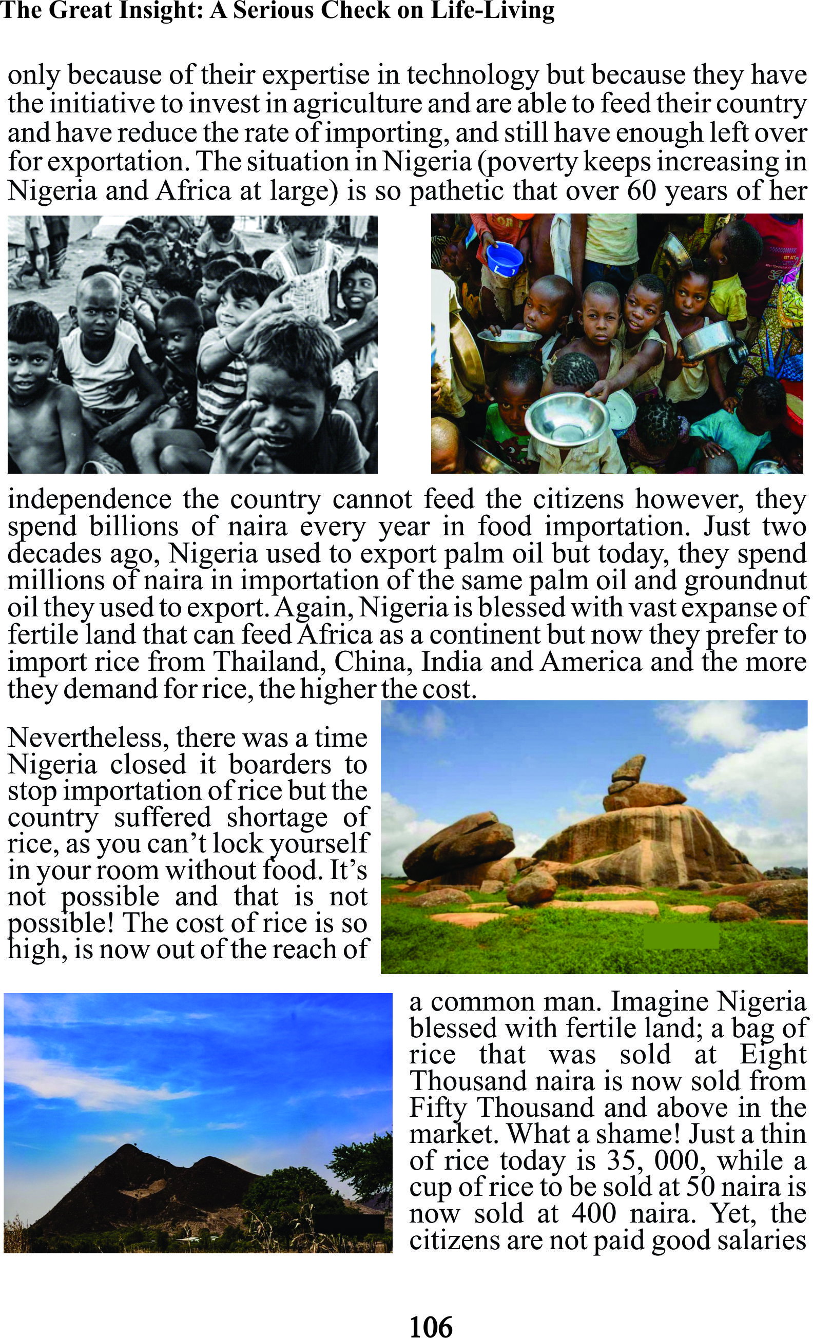 Priority attention in Nigeria