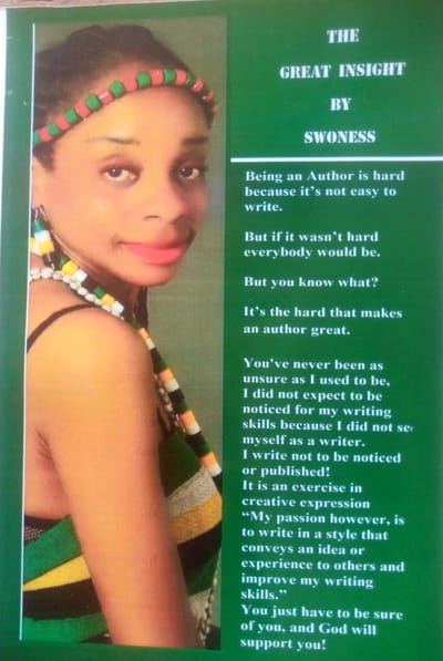 The Great Insight is a wise book written by Swoness