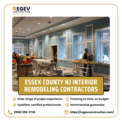 Interior Remodeling in Essex County, NJ: Expert Services by Regev Construction