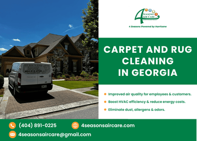 CARPET AND RUG CLEANING IN GEORGIA | 4 Season Air Care LLC