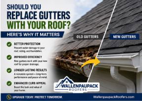 Replace Gutters with Roof: Why Homeowners Should Upgrade Both Together