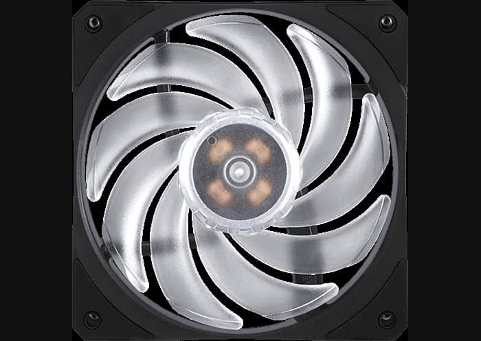 close look at the SF120R RGB Fan