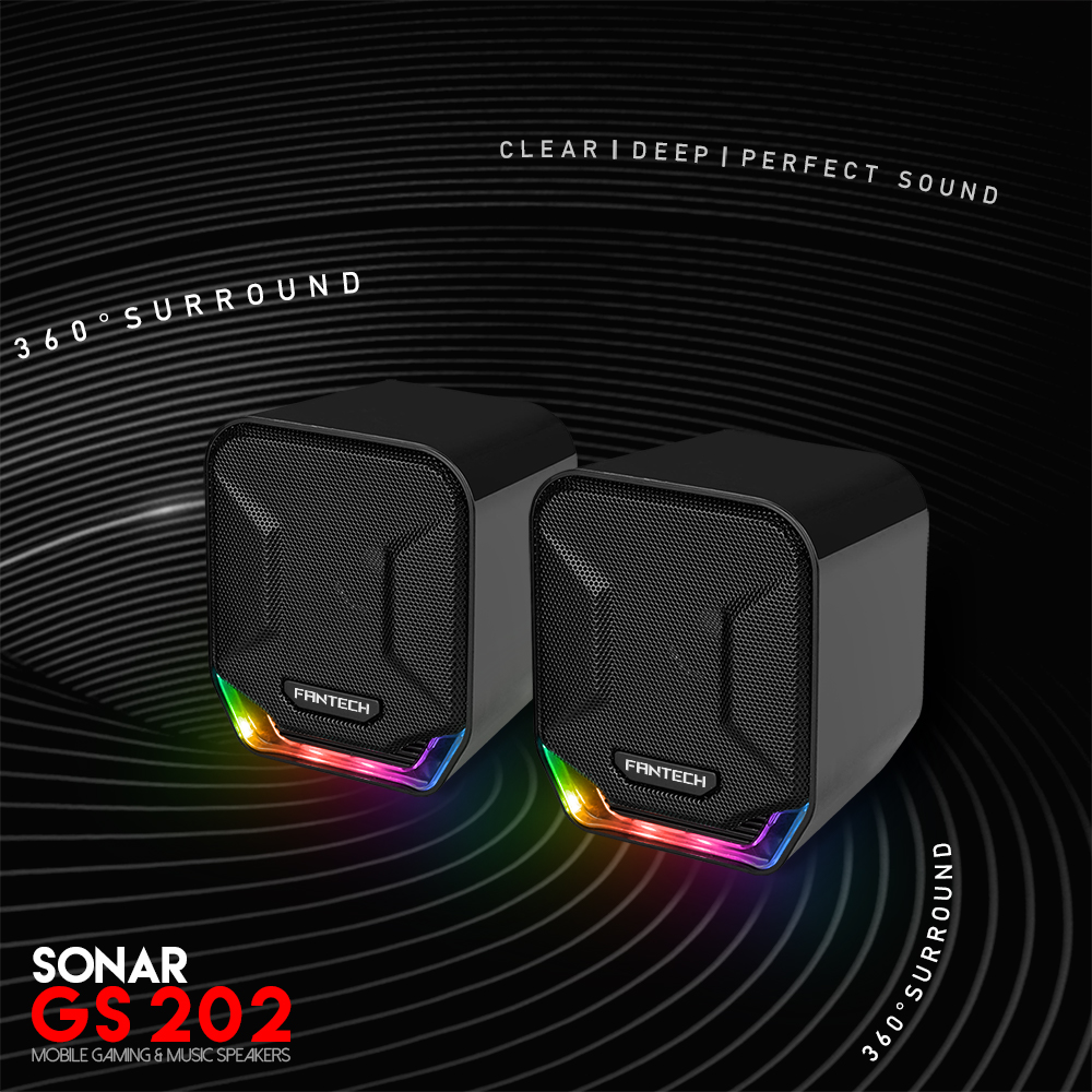 FANTECH SONAR GS202 Gaming  Music Speaker