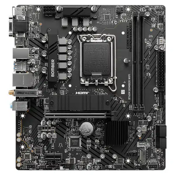 MSI B760M BOMBER WIFI DDR5 MOTHERBOARD