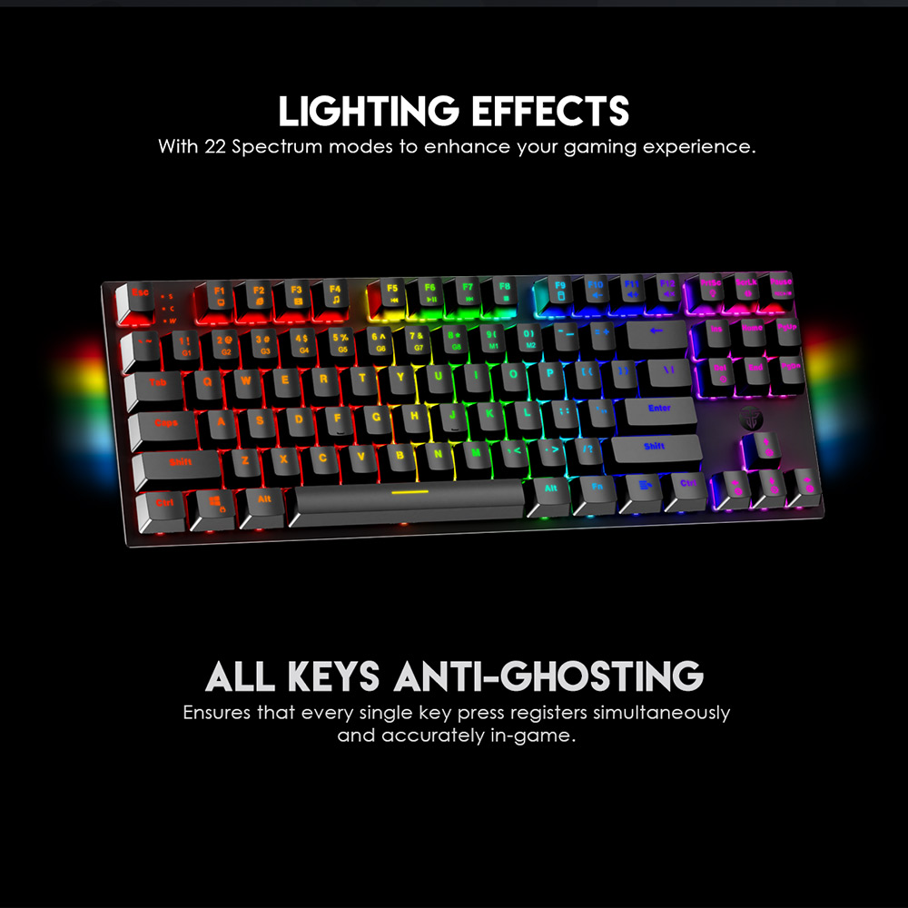 FANTECH MAXFIT87 MK856 RGB MECHANICAL KEYBOARD