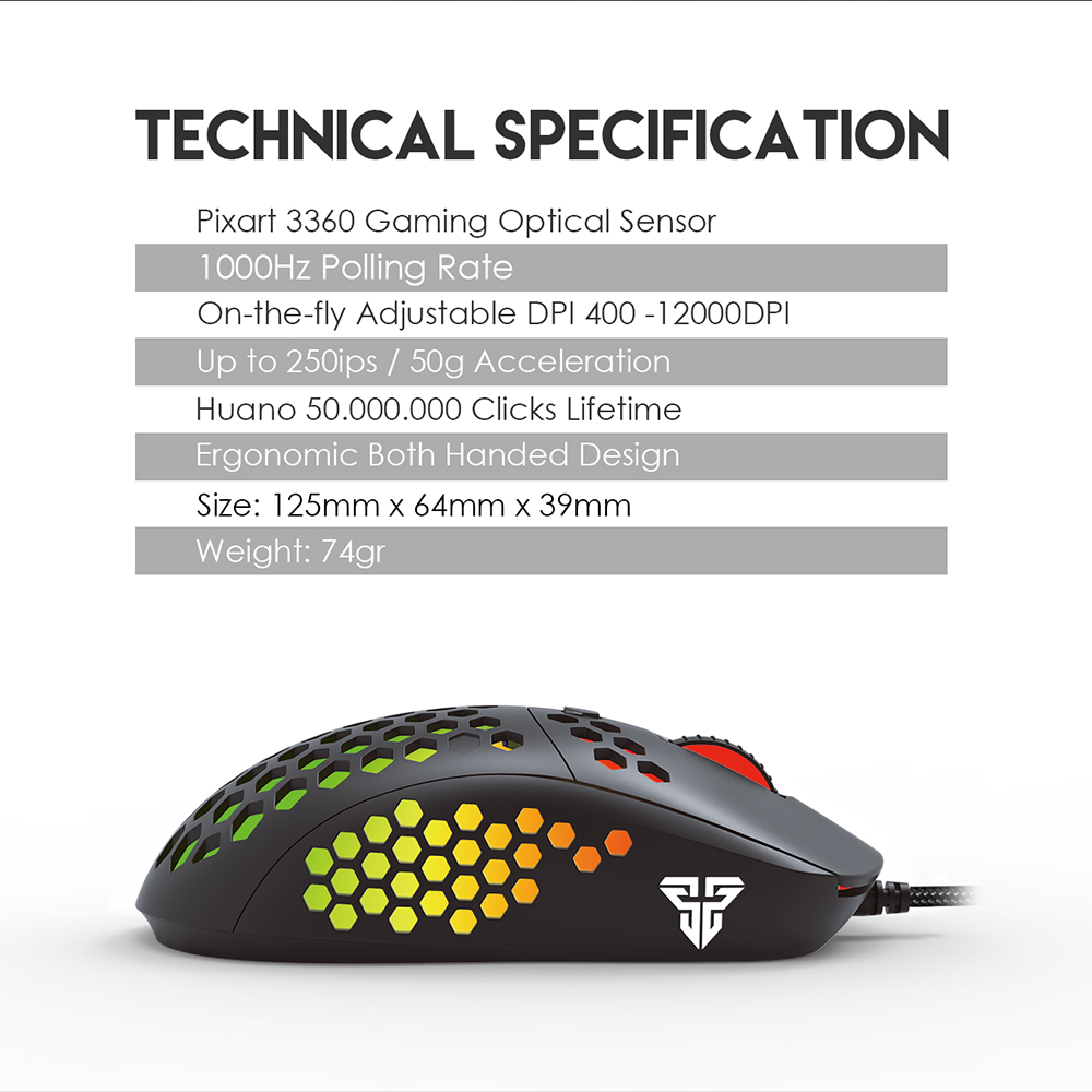 FANTECH HIVE UX2 GAMING MOUSE