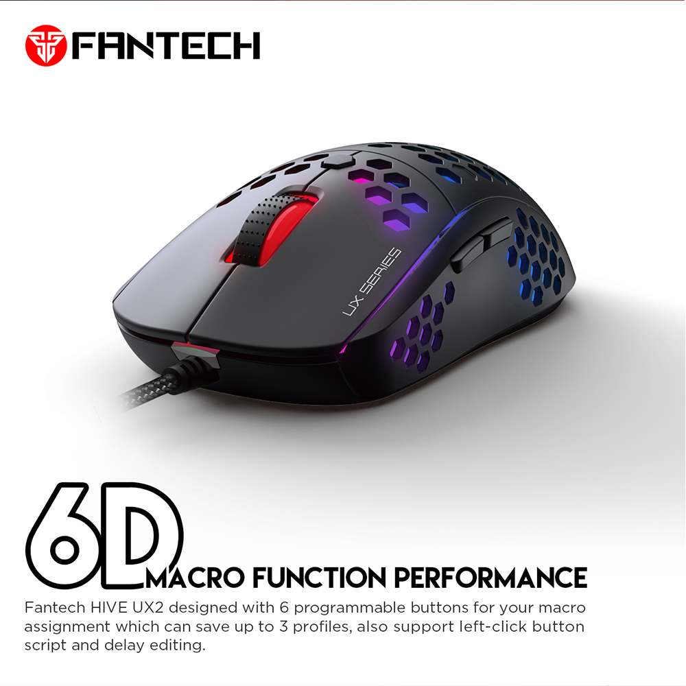 FANTECH HIVE UX2 GAMING MOUSE