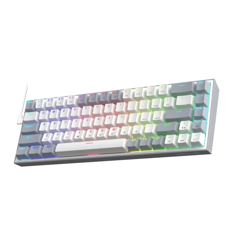 Castor K631 Grey 65% Wired Rgb Gaming Keyboard