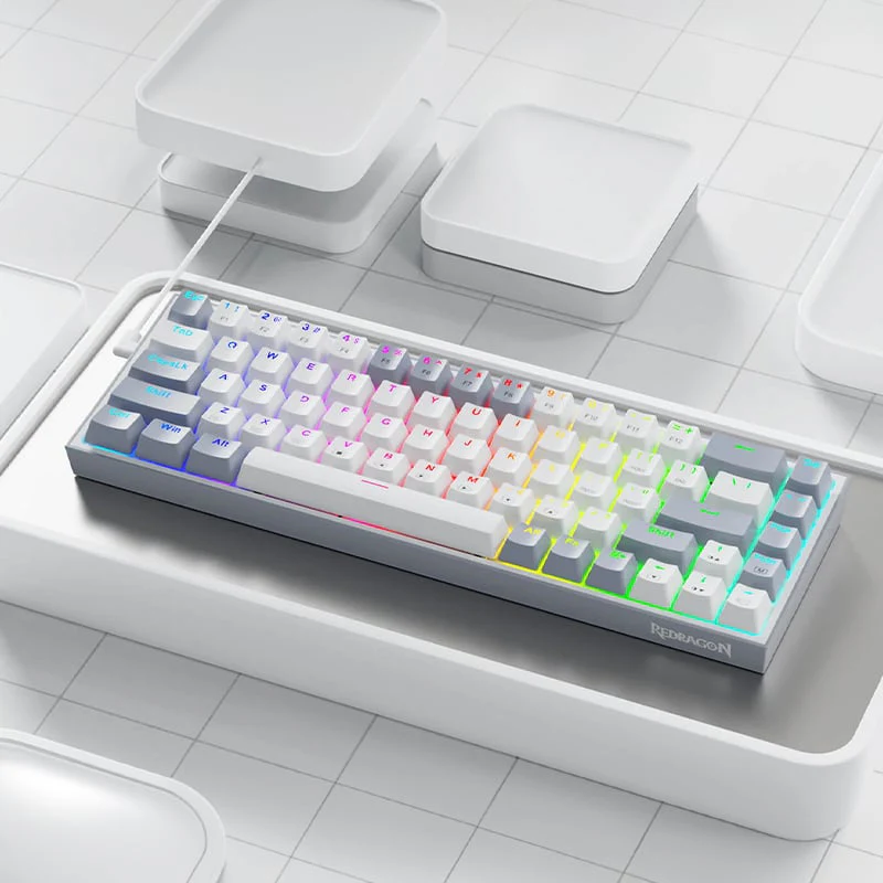 Castor K631 Grey 65% Wired Rgb Gaming Keyboard Castor K631 Grey 65% Wired Rgb Gaming Keyboard
