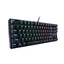 Redragon K552 KUMARA 87 Key LED RGB Backlit Mechanical Computer illuminated Keyboard with Blue Switches for PC Gaming Compact ABS-Metal Design /AR Redragon K552 KUMARA 87 Key LED RGB Backlit Mechanical Computer illuminated Keyboard with Blue Switches for PC Gaming Compact ABS-Metal Design /AR