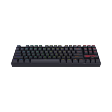 Redragon K552 KUMARA 87 Key LED RGB Backlit Mechanical Computer illuminated Keyboard with Blue Switches for PC Gaming Compact ABS-Metal Design /AR Redragon K552 KUMARA 87 Key LED RGB Backlit Mechanical Computer illuminated Keyboard with Blue Switches for PC Gaming Compact ABS-Metal Design /AR