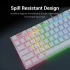 Redragon K552 KUMARA 87 Keys Mechanical Gaming Keyboard RGB LED Backlit Wired Anti-Dust Proof Blue Switches - White Redragon K552 KUMARA 87 Keys Mechanical Gaming Keyboard RGB LED Backlit Wired Anti-Dust Proof Blue Switches - White