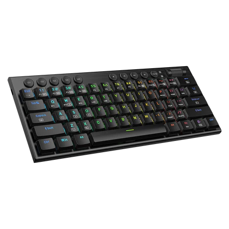 Redragon K632 PRO Noctis 60% RGB Mechanical Keyboard, Bluetooth/2.4Ghz/Wired Tri-Mode Ultra-Thin Low Profile Gaming Keyboard w/No-Lag Connection Redragon K632 PRO Noctis 60% RGB Mechanical Keyboard, Bluetooth/2.4Ghz/Wired Tri-Mode Ultra-Thin Low Profile Gaming Keyboard w/No-Lag Connection