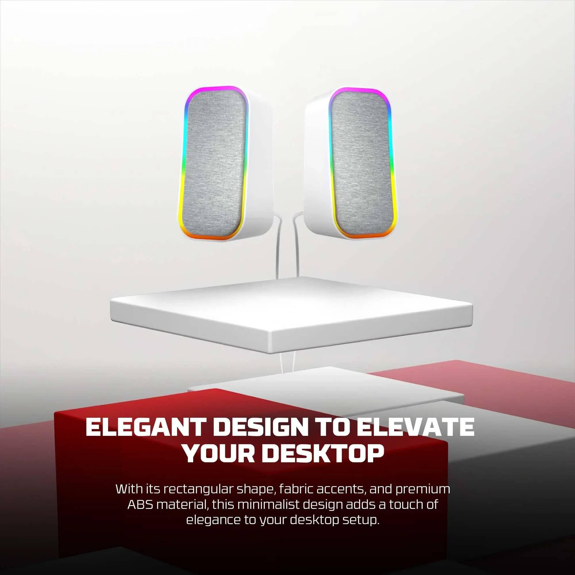 FANTECH GS304 GROOVE GAMING SPEAKER WHITE