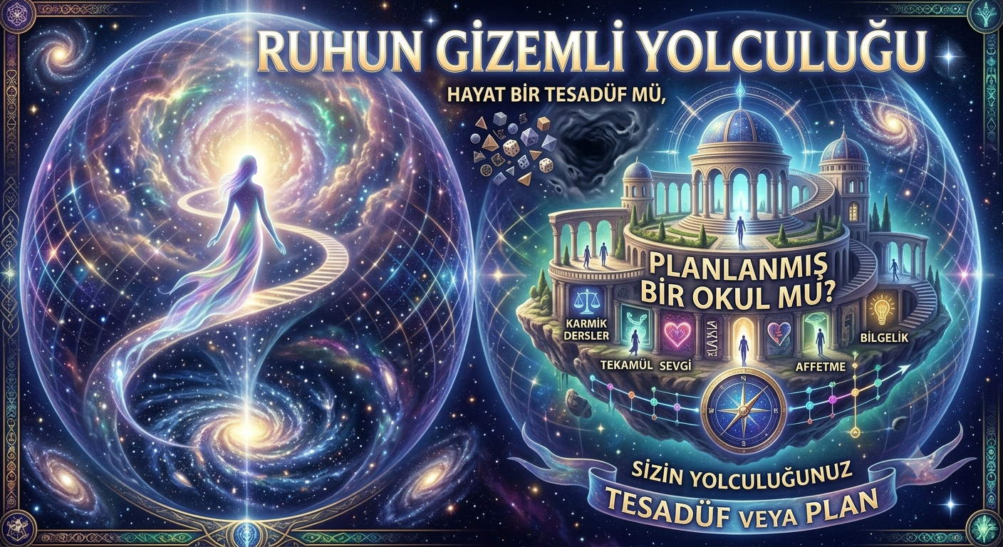 Ruhun Gizemli Yolculuğu: Hayat Bir Tesadüf Mü, Yoksa Planlanmış Bir Okul Mu?