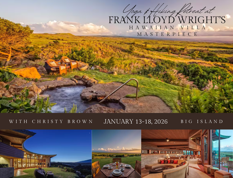 YOGA & HIKING RETREAT AT FRANK LLOYD WRIGHT'S HAWAIIAN MASTERPIECE