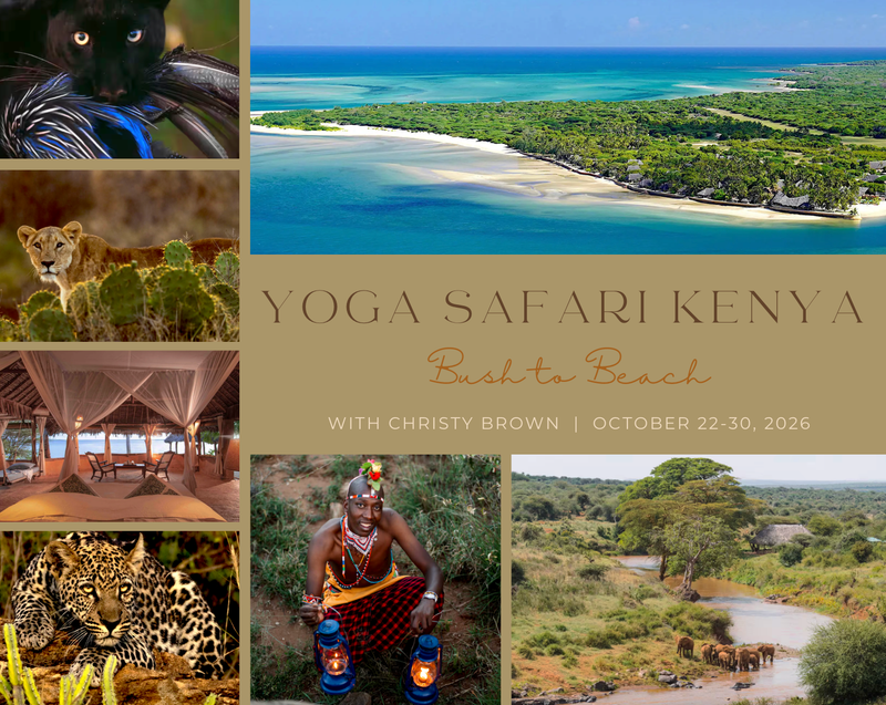 Bush to Beach Yoga Safari Kenya