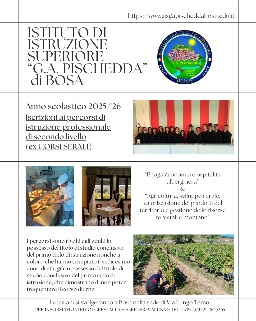 Percorsi di istruzione professionale di secondo livello (ex CORSI SERALI)