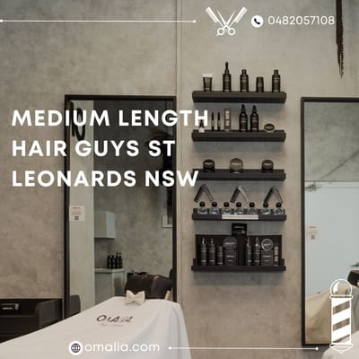 Medium Length Men's Hair St Leonards NSW