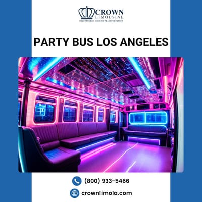 Party Bus Los Angeles | Luxury Group Transportation for Unforgettable Events