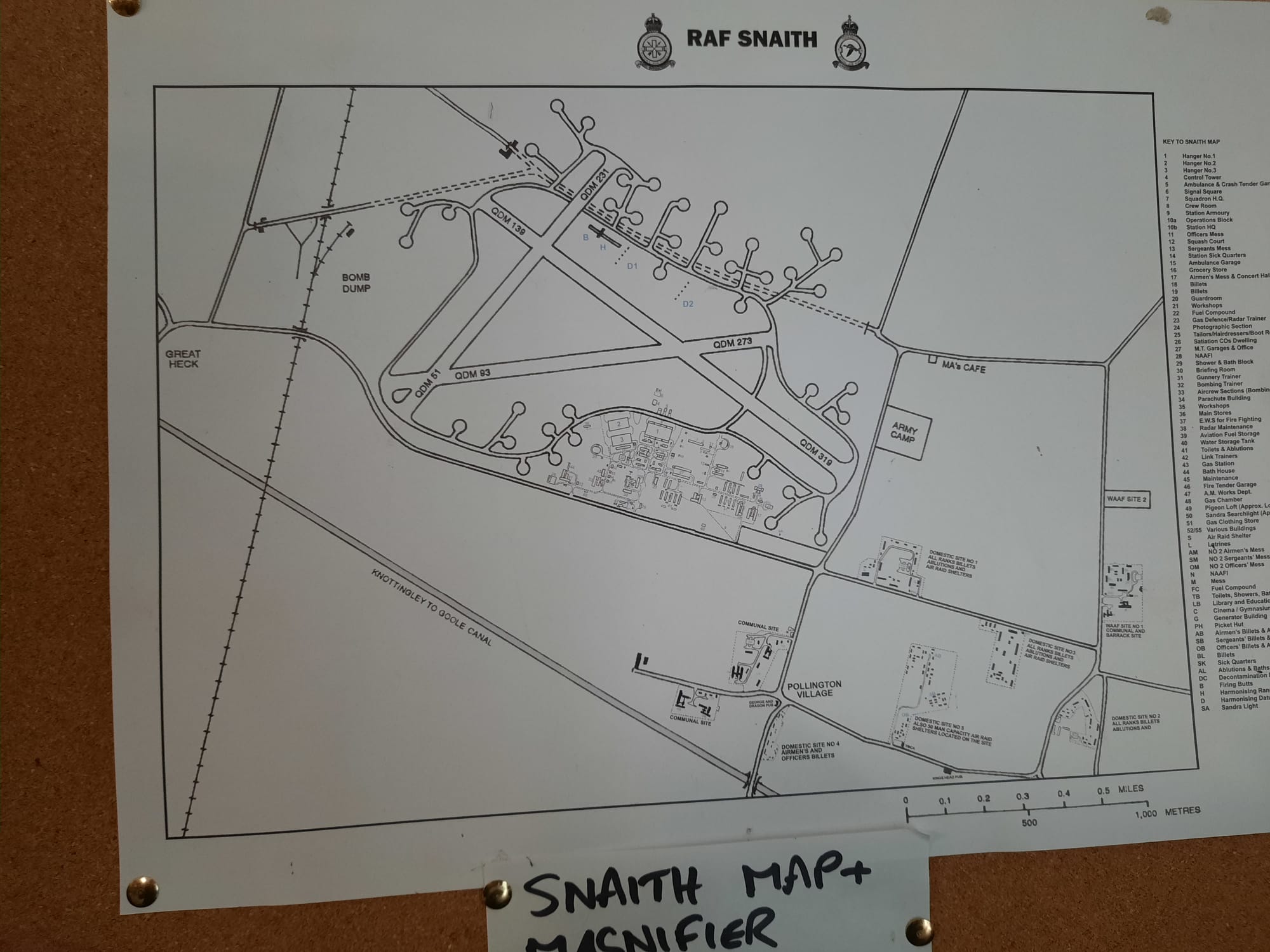 Map of RAF Snaith