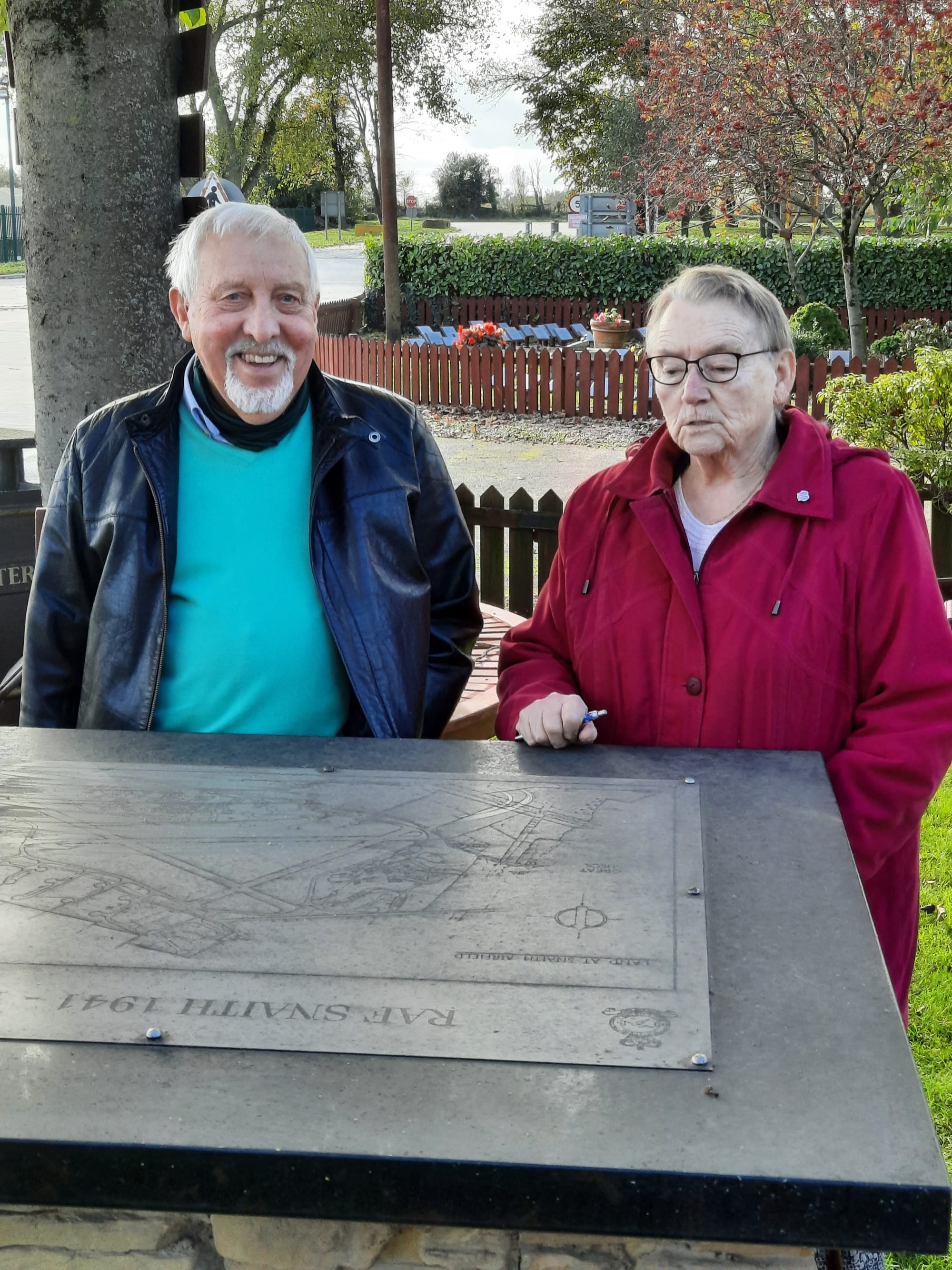 Two of our members remembering the past