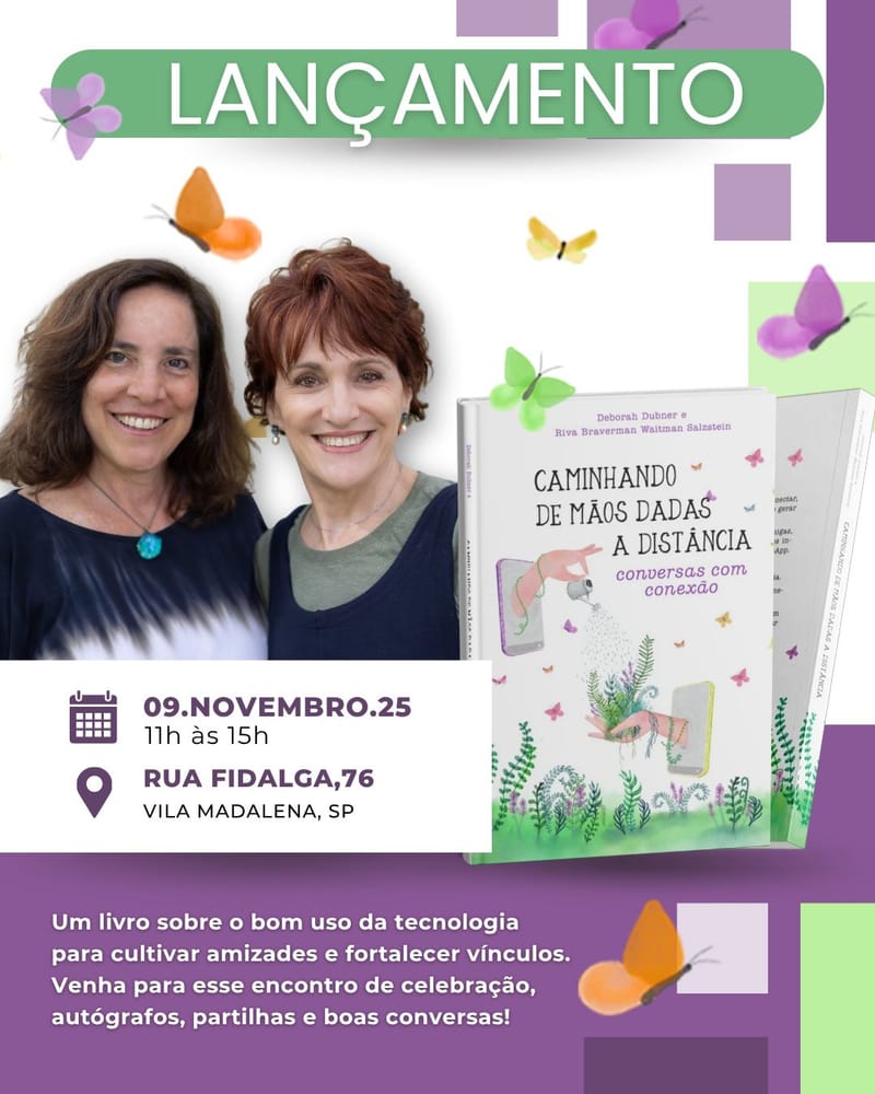 LANÇAMENTO DO LIVRO "CAMINHANDO DE MÃOS DADAS A DISTÂNCIA"