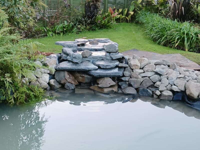 Rock Pond and Firepit Creation