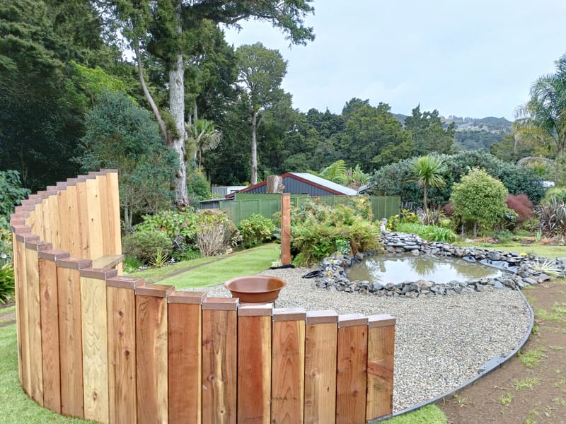 Rock Pond and Firepit Creation