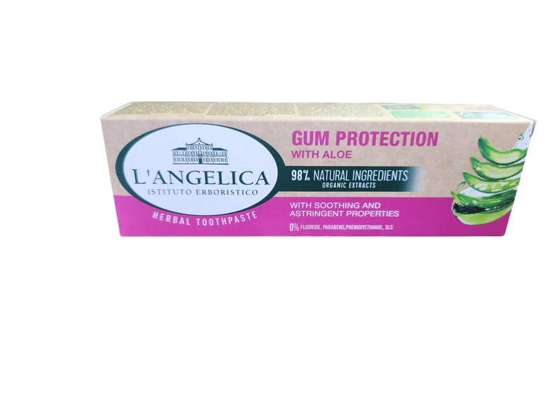Langleica Toothpaste משחת שיניים אלוורה - לאנג'ליקה - L'ANGELICA